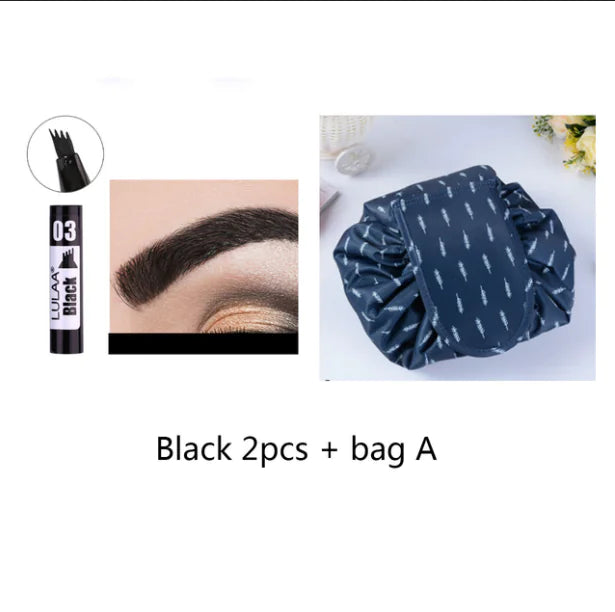 Four-Claw Tip Smudge-Proof Liquid Eyeliner & Eyebrow Pencil