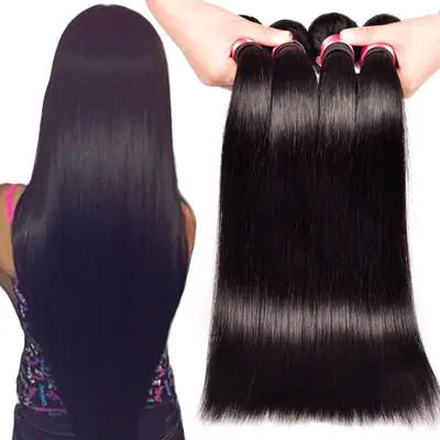 Straight Black Hair Curtain for Smooth Hair