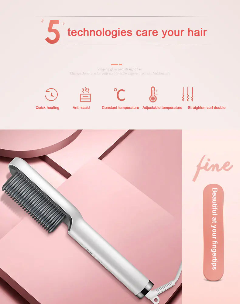 Straightening Brush, Comb, Curling Iron, Straightener