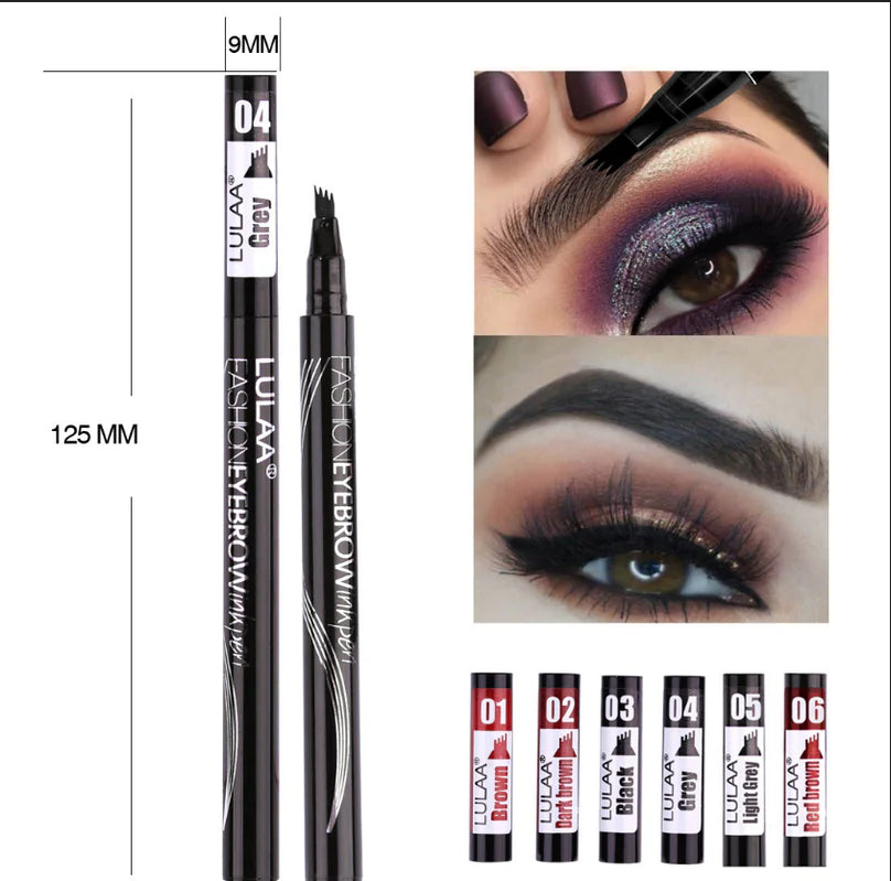 Four-Claw Tip Smudge-Proof Liquid Eyeliner & Eyebrow Pencil