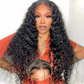 ACIWP Glueless Wigs Human Hair Pre Plucked Pre Cut Wear and Go Deep Wave Lace Front Wigs Human Hair for Beginners Upgraded No Glue Pre Cut 5x5 Hd Lace Closure Wigs for Black Women Human Hair 22 Inch