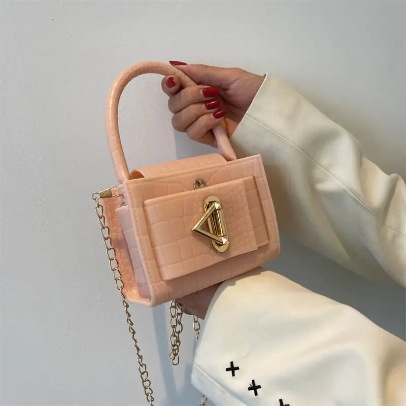 Mini Jelly Tote Crossbody Shoulder Bag