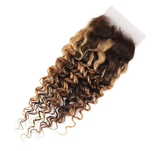 4x4 Jerry Curly Lace Wig - Long Curly Hair Wig