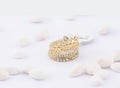 Zircon Crown Ring Set - Two Piece Ring Set