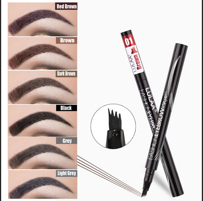 Four-Claw Tip Smudge-Proof Liquid Eyeliner & Eyebrow Pencil
