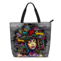 African American Tote Bags for Women Black Girl Magic Bags Black Shoulder For Work Gym Shopping Beach