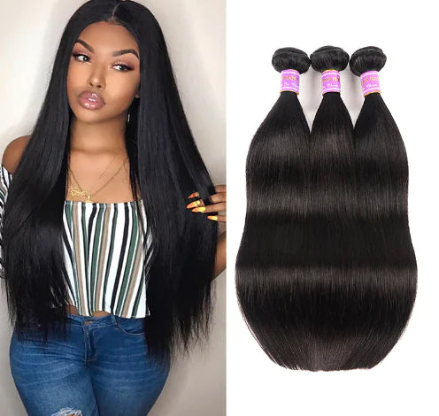 Straight Black Hair Curtain for Smooth Hair