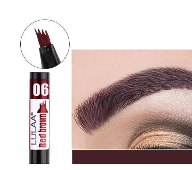 Four-Claw Tip Smudge-Proof Liquid Eyeliner & Eyebrow Pencil