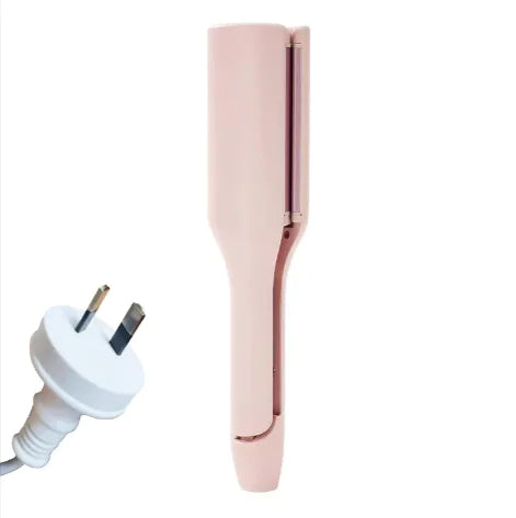 French Deep V Hair Curler – 32MM Big Wave & Water Ripple Curling Iron