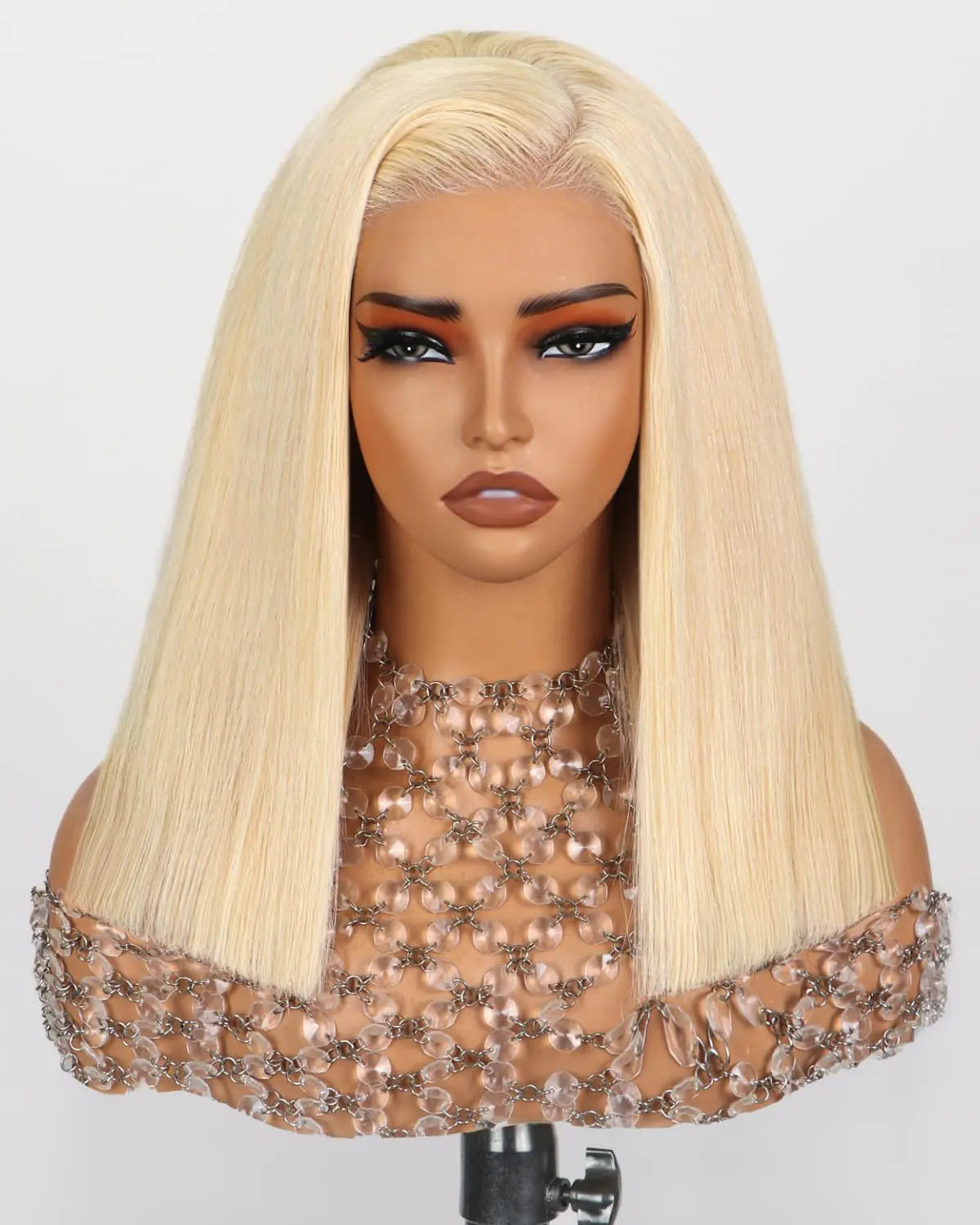 Arabella 5x6 Ready to Go Glueless Wigs Human Hair 210% Density 613 Blonde Bob Wig Human Hair 613 Lace Front Bob Wig Human Hair Pre-Cut Lace Glueless Wigs Human Hair (12inch 5x6 Glueless Bob)