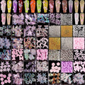 250pc 3D Nail Charms Set - Diverse Shapes & Colors for Acrylic Nails & DIY Crafts (#4)