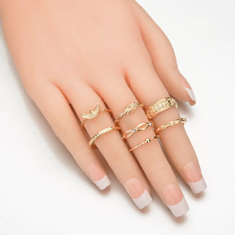 12-Piece Ring Set with Stacking and Midi Rings