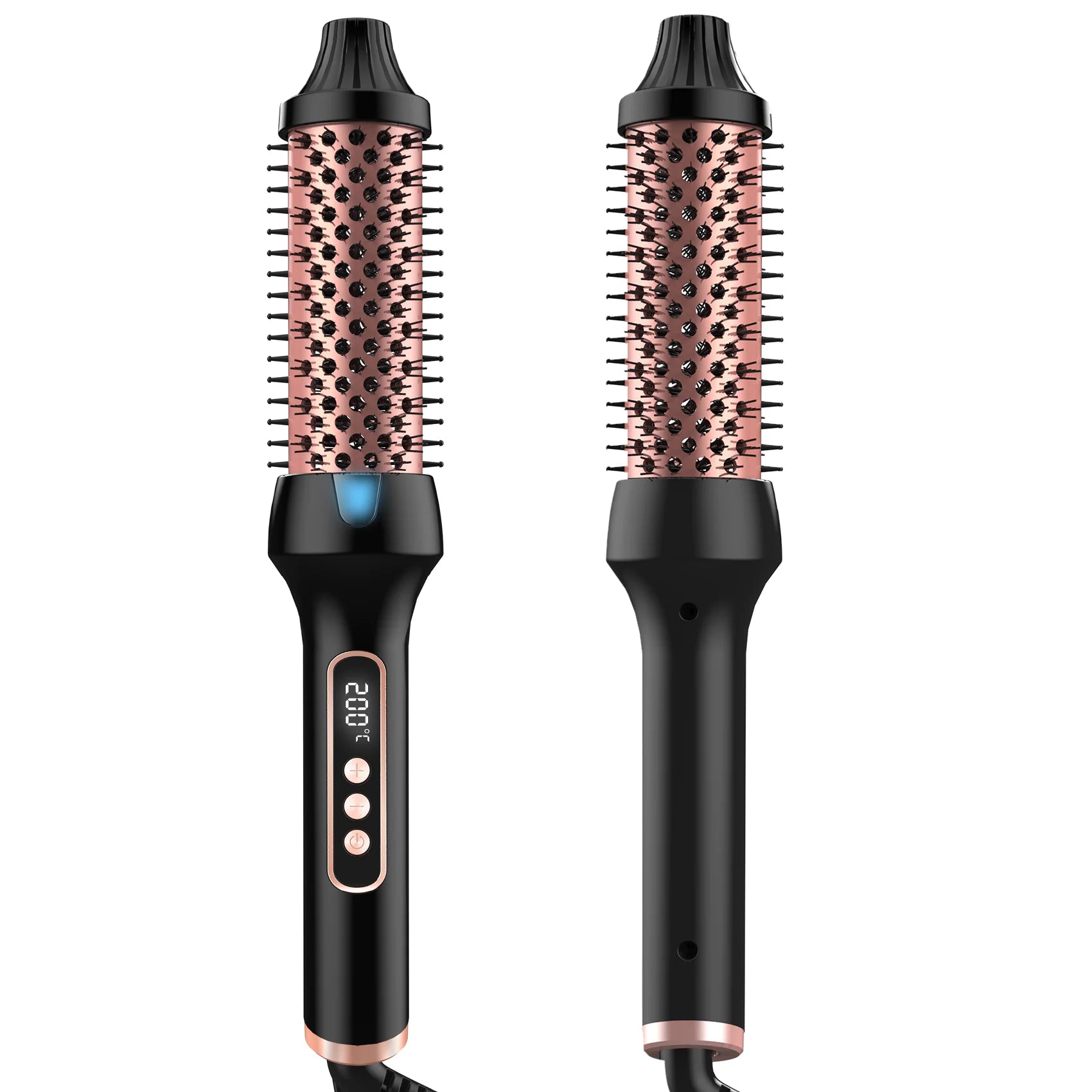 2-in-1 Ionic Hair Straightener & Curler Comb