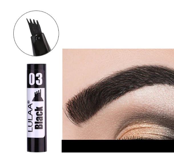 Four-Claw Tip Smudge-Proof Liquid Eyeliner & Eyebrow Pencil