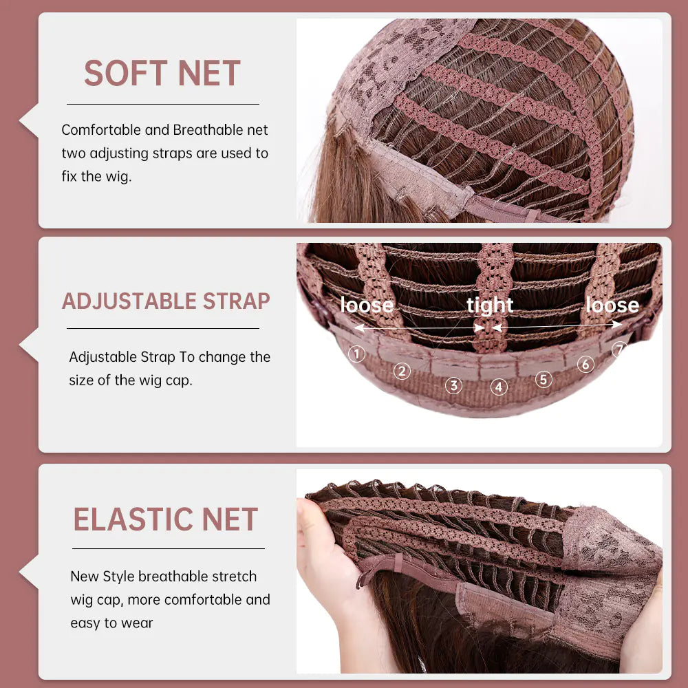 Long Wavy Blue Ombre Cosplay Wig for Women