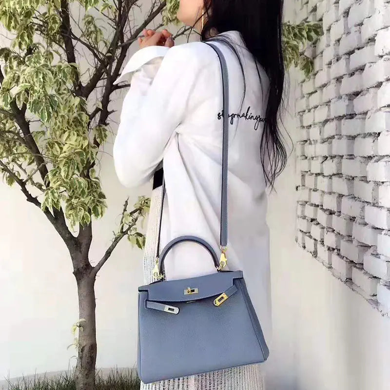 2019 New Kelly Tote Bag in Togo Leather for Women