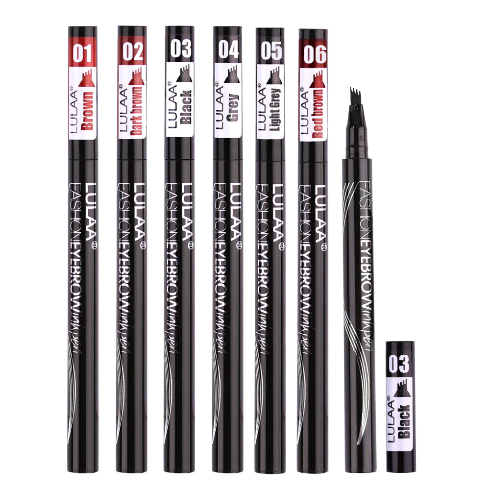 Four-Claw Tip Smudge-Proof Liquid Eyeliner & Eyebrow Pencil